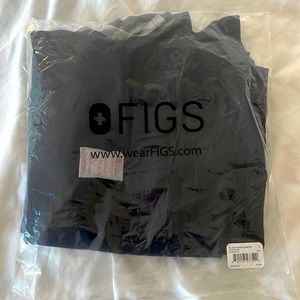 NWT FIGS Black Zamora High Waisted 2.0 Jogger Scrub Pants L